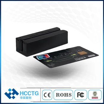 Mini Dydžio Kelio 1/2/3 Magnetine Juostele Kortelių Skaitytuvas USB Sąsaja ATM 3.5 MM Encoder Braukite Mašina HCC750-06 V2.0