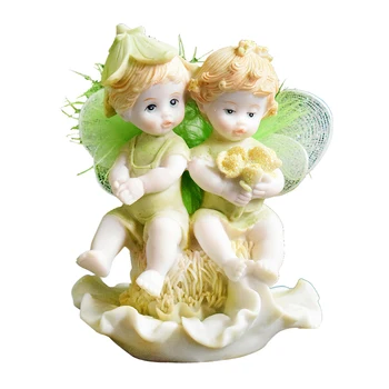 Kūrybos Angelas Gėlių Fėja miniatiūrinės statulėlės Derva, Produktai Vaikams Tortas Automobilių Apdailos Pasakų Sodo Kraštovaizdžio Namų Puošybai