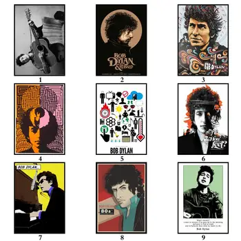 29 Dizaino Bob Dylan Whitepaper Plakatas Alternatyvių Abstraktaus Meno Tapybos Juokinga Siena Lipdukas Kavos Namai Baras