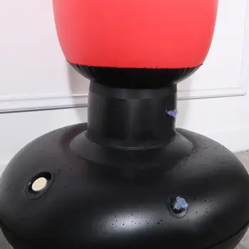 160cm PVC Sustorėjimas Masažuoklis Kovoti Skiltyje Perforavimo Maišas, Pripučiami Vertikalus De-Stresas Bokso Maišą Fitneso Mokymo