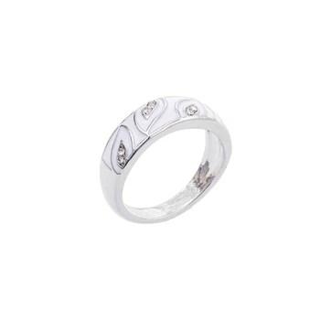 Geometrinis prabangos dalyvavimas vestuvių moterų žiedas populiarus šaliai Valentino Dienos dovaną, juvelyriniai dirbiniai didmeninė