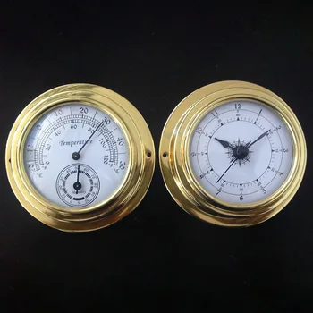 Termometras Su Drėgmėmačiu Barometras Laikrodžiai Laikrodis 2 Visas Komplektas Oras Stotis Matuoklis