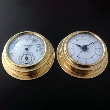 Termometras Su Drėgmėmačiu Barometras Laikrodžiai Laikrodis 2 Visas Komplektas Oras Stotis Matuoklis
