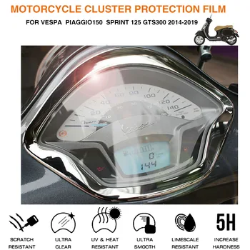 Už Vespa GTS300 GTS250 GTS 300 GTS 250 2017 2018 2019 Motocycle Grupių Nulio apsauginės Plėvelės Screen Protector Priedai