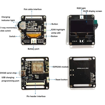 Wifi Deauther Žiūrėti Nešiojami Esp8266 Plėtros Taryba Smart Žiūrėti Arduino Rinkinys