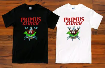 PRIMUS ir Sankabos Plakatas Kelionių Logotipas 1side Black ir White T-shirt (XS-3XL) Animacinių filmų marškinėliai vyrams Unisex Naujas Mados marškinėlius Laisvas