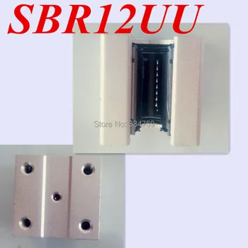 4pcs/daug SBR12UU 12mm Linijinis Rutulinių Guolių Bloko CNC dalys SBR12 