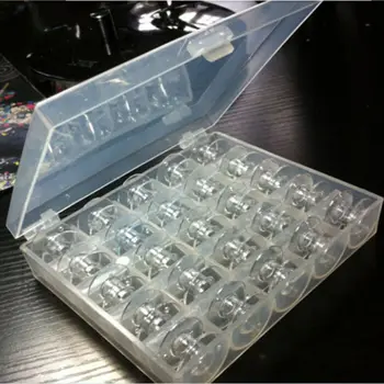 25pcs/box Core Dėžutės permatomo Plastiko Ritė Saugojimo Coil Ritės mašina, karšto pardavimo