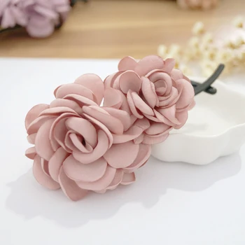 Fashin ins 3D rankų darbo mielas rožinis perlas lankas gėlių kietas