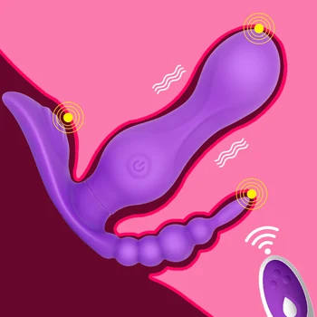 Nešiojami Dildo Vibratorius, Sekso Žaislai Moterims, Dual Varikliai Galingi G Spot Klitorio Stimuliatorius Belaidžio Nuotolinio valdymo Vibratorius Kelnaitės