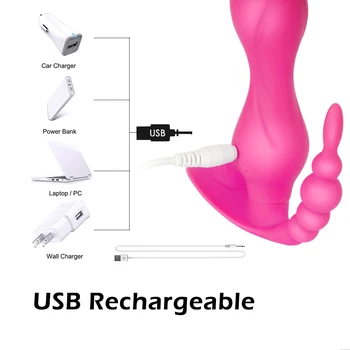 Nešiojami Dildo Vibratorius, Sekso Žaislai Moterims, Dual Varikliai Galingi G Spot Klitorio Stimuliatorius Belaidžio Nuotolinio valdymo Vibratorius Kelnaitės