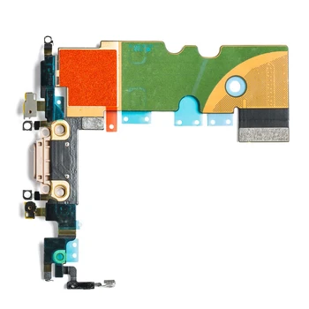 Įkrovimo lizdas Flex Cable for iPhone 8 Erdvė, Juoda, Aukso, Skiedra