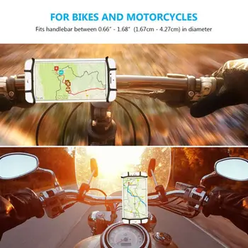 2020 Universalus Dviračių Mobiliojo Telefono Laikiklis Silikono Motociklo, Dviračio Rankenos Stovėti Mount Bracket Mount Telefono Turėtojas 