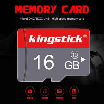 Kingstick MicroSD 16GB Atminties Kortelė Cl10 TF Kortelės, 