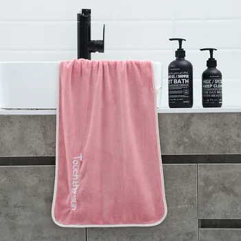 Didmeninė mikropluošto rankšluostis paprasta įkvepiančios sporto rankšluostį storio absorbentas namų kelionės esminiai