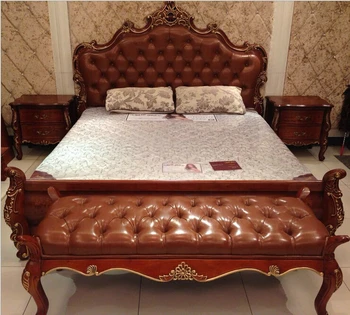 Aukštos kokybės Europos šiuolaikinės lovos prancūzijos lova, miegamojo baldai, 1.8 m 3126