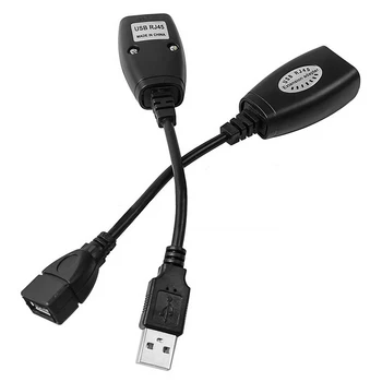USB RJ45 Per Kartotuvas Nustatyti Profesionalių specialistų Ethernet Cat5e/6 LAN Adapteris Extender Reikmenys, Namų Tinklo Kabelis Biuras