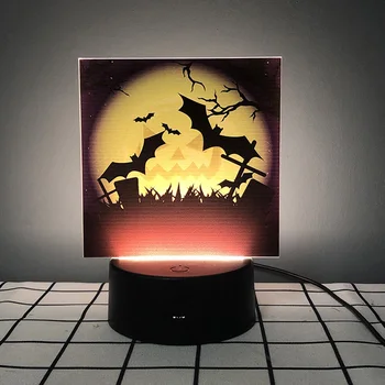 Helovinas Moliūgų Gpgb Ragana LED Nakties Šviesos Žibintas Holiday Home Darbalaukio Ornamentu Helovinas Apdailos Vaikams, Vaikų Dovanų
