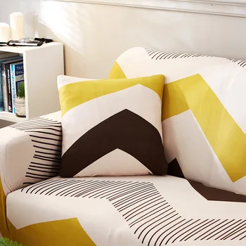 Geltonos sofos apima gyvenamasis kambarys sofos slipcover kampe sofa Pigūs Medvilnės Apima L formos Fotelis Padengti Vieno/Dviejų/Trijų sėdynės