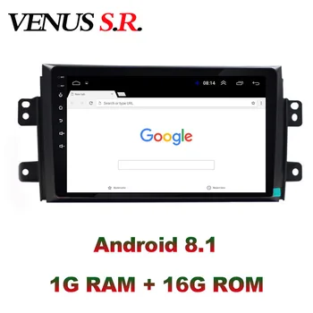 VenusSR Android 8.1 2.5 D automobiliui, dvd Suzuki SX4 radijo 2007-2013 m. multimedia, GPS Radijas stereo gps navigacijos