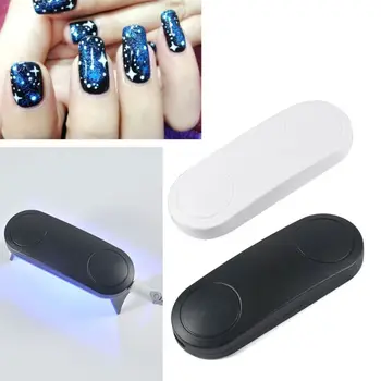 2vnt 6W Nešiojamas Mini Pelės Džiovintuvas UV LED UV Dervos Kietėjimo Lempa UV Nagų Dailės Džiovintuvas USB Mokestis Jewerly Formavimo Priemonės