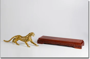 Vario Amatų Leopard Namo Apdaila Su Raudonos Persikų Bazės Vario Embriono Kūno Verslo Dovanos