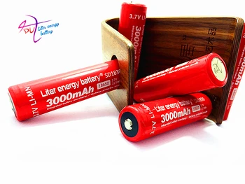 10VNT Naujas Originalus Litro energijos baterijos 18650B SD18650 Li-ion akumuliatorius 18650 3000MAH), 3,7 V