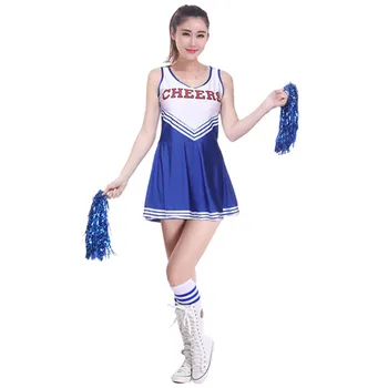 Seksualus Vidurinės Mokyklos Cheerleader Kostiumai, Vaišės Merginos Vienodos Cheerleaders Šalies Išgalvotas Suknelė