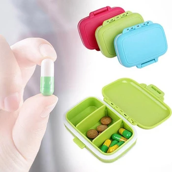 3 Tinklų Tabletes Atveju Tablet Rūšiavimo Medicina Savaitės Nešiojamų Vitamino Medicina Dėžės Mini Kelionių Organizatoriaus Konteinerį Namo Savininkas Atveju