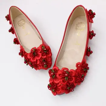 3CM kulnas raudonos gėlės šalies siurbliai, batai, rankų darbo NQ255 prabangos šalis vakarienė prom ponios jubiliejų šokių raudona siurblys batai
