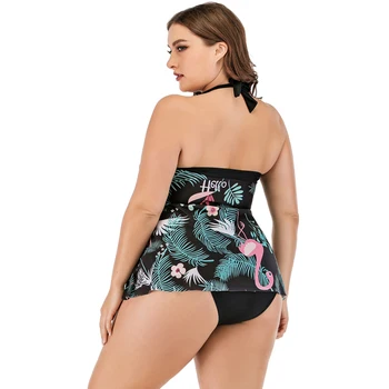 2021 Naujas Negabaritinių 10XL Moterų maudymosi kostiumėlį Vasaros maudymosi Kostiumėliai, Tankini Nustatyti Moterų Karšto pavasario Drabužių Paplūdimio Drabužiai