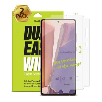 Ringke Dual Lengva Sparno Screen Protector for Galaxy Note 20 Didelės skyros Lengva Taikyti Filmą [2 Pack]