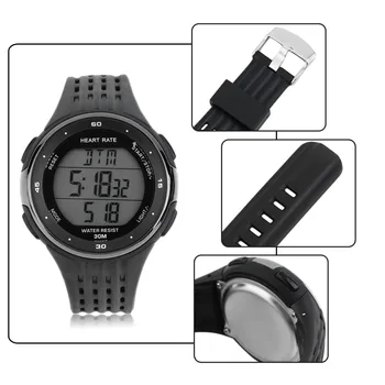 Daugiafunkcinis Smart Laikrodžiai Pedometer Širdies ritmo Monitorius Kalorijų Skaitiklis Fitness Tracker Lauko Men 's Sporto Žiūrėti