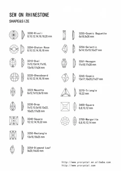 YANRUO 3210 Visų Dydžių Lt. Ovalo formos Safyras Flatback Siūti Masės Kristalų, Stiklo Karoliukai, kalnų krištolas Drabužių