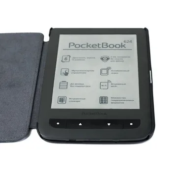 Gligle Mados Magnetinio plonas korpusas dangtis, skirtas Pocketbook 625 2016 pagrindinio touch 2 touch lux 3 atveju Pocketbook 626 atveju ereader