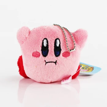 Mielas Kawaii 7cm Animacinių filmų Kirby Pliušinis Popopo Mažas Kirby Pakabukas Lėlės
