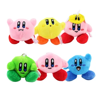 Mielas Kawaii 7cm Animacinių filmų Kirby Pliušinis Popopo Mažas Kirby Pakabukas Lėlės