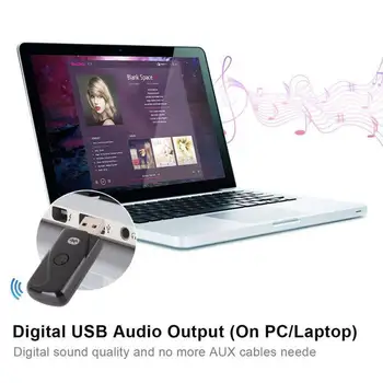 Garso Adapteris Muzikos Raktą Siųstuvas Wireless USB 