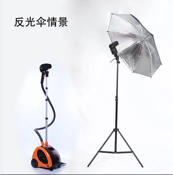 Išjunkite fotoaparato blykstės laikiklį, reflektorius, skėtis, minkštas skėtis nustatyti, metalo E tipo lempos laikiklis fotografijos įranga, photographyCD15