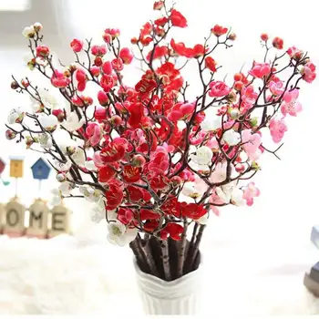 Dirbtinės Gėlės Šilko Vestuvių Dekoravimas Netikrą Eustoma Kalėdų Winterswe Augalų Succulents Rytų vyšnių Dirbtinės Gėlės