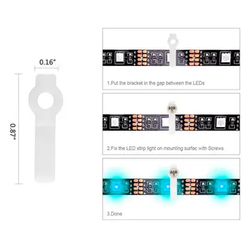 5050 4 Smeigtukai RGB LED Juostelės Šviesa Nustatyti Juosta Jungtis Plug Power Splitter Cable U90A