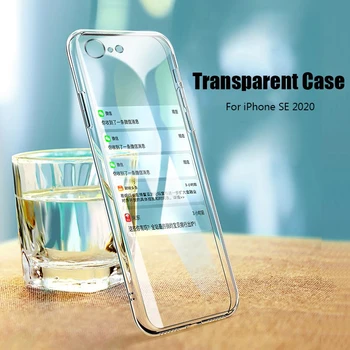 TPU Telefono dėklas skirtas IPhone SE 2020 Atveju 2 In 1 Apsauginis gaubtas, IPhone, SE 2020 Atveju su Grūdintas Stiklas