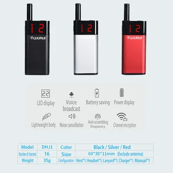 2 vnt ultra mini walkie-talkie galingas uhf radijo vandeniui walkie talkies 2 būdu radijo talkie walkie nešiojamosios radijo stotys