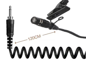Profesinės Kondensatoriaus Cardioid Įrašą Atvartas Lavalier Mikrofonas Sennheiser Belaidžio BodyPack Siųstuvas ir 3,5 mm Rakinama