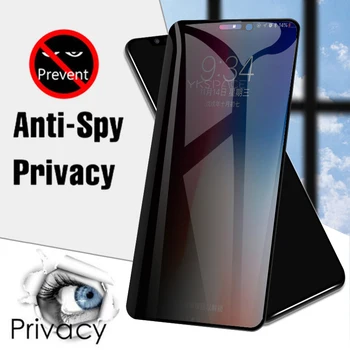 Pilnas draudimas Privatumo Grūdintas Stiklas iPhone 11 Pro Max X XR XS 6 6S 7 8 Plus SE 2020 Anti Spy Screen Protector High Definition
