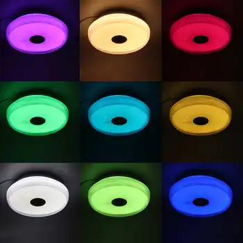 200W 100-240V RGB LED Lubų Šviesos Namų Apšvietimo APP 