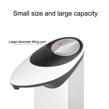 420ml Muilo Dozatorius Skysčio Buteliukas su LED Šviesa Virtuvėje, Vonios kambarys Smart Jutiklis Touchless Siurblio Automatinis Didelės Talpos