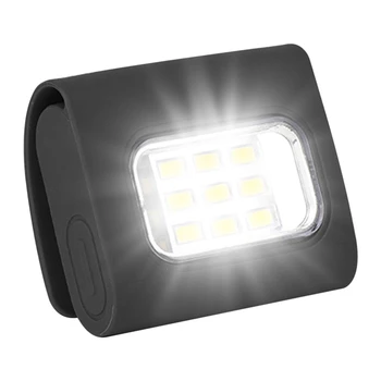 Vandeniui atsparus Lauko Sporto Šviesų LED Naktį Veikia Žibintuvėlis Įspėjamieji Žibintai USB Mokestis Krūtinės Lempos Vaikščioti Naktį Bėgiojimas