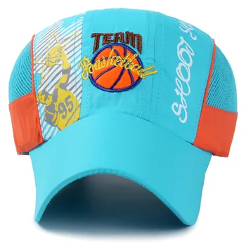 2020 Nauja Pavasario Vasaros Lauko Sporto Quick Dry Skrybėlę Krepšinio Voras Siuvinėjimo Beisbolo kepuraitę Vaikams, Skrybėlės, Kepurės Mergaitėms, Berniukams