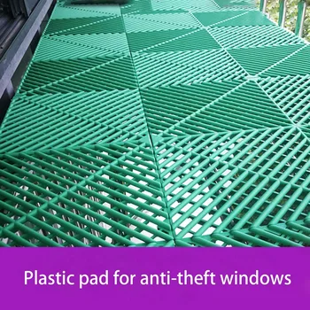 Padas Anti-Theft Lango Tinklelis Apsaugos Tvora Anti-Mažėja Plastikinis Sujungimas Grotelių už Palangės, Sodo 40X40X1.8cm